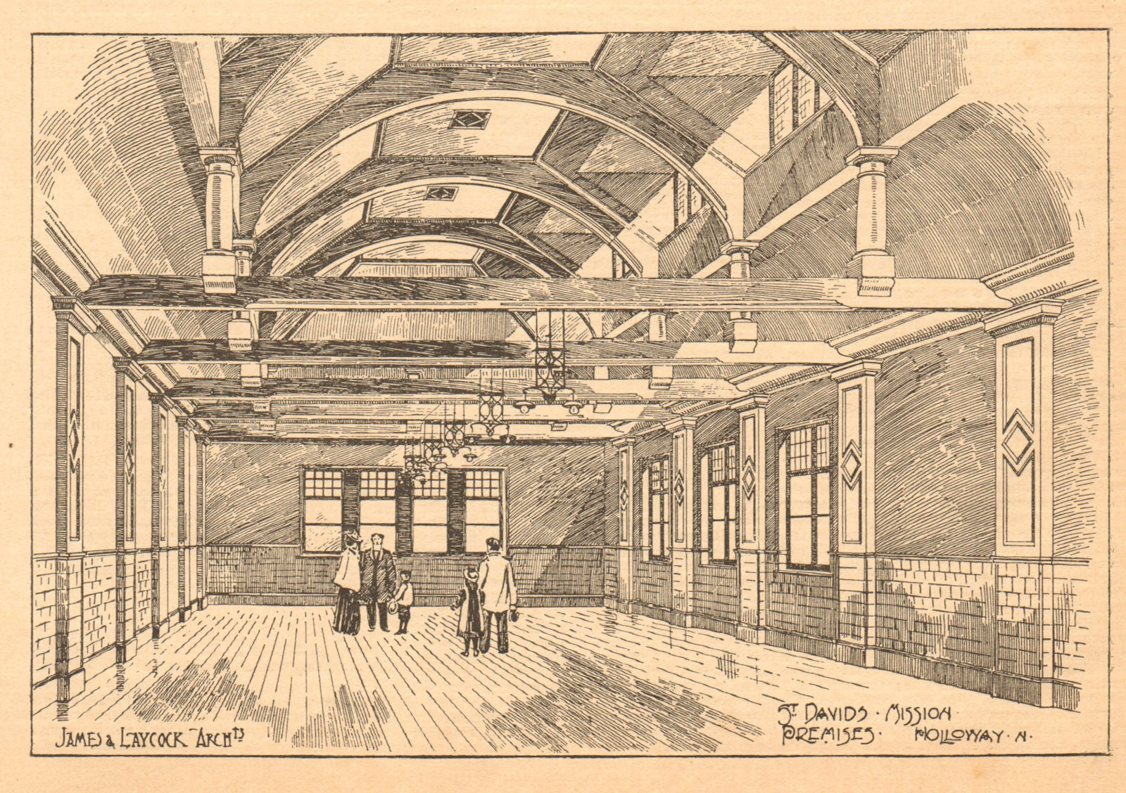 St Davids mission premises, Holloway, James & Laycock, Architects. London 1904